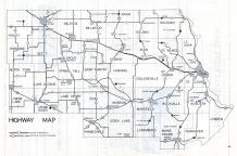 Stearns County Map, Stearns County 1963